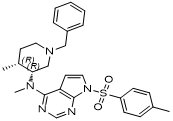 N-甲基-N-[(3R,4R)-4-甲基-1-(苯基甲基)-3-哌啶基]-7-[(4-甲基苯基)磺?；鵠-7H-吡咯并[2,3-d]嘧啶-4-胺